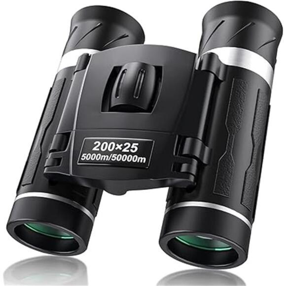 200x25 Compact Binoculars for Adults & Kids,High Powered Mini Pocket Binoculars - Picture 7 of 7
